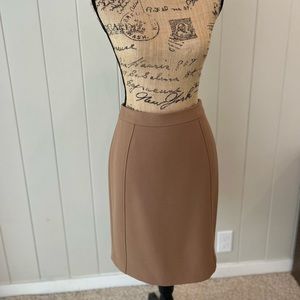 Brown skirt.